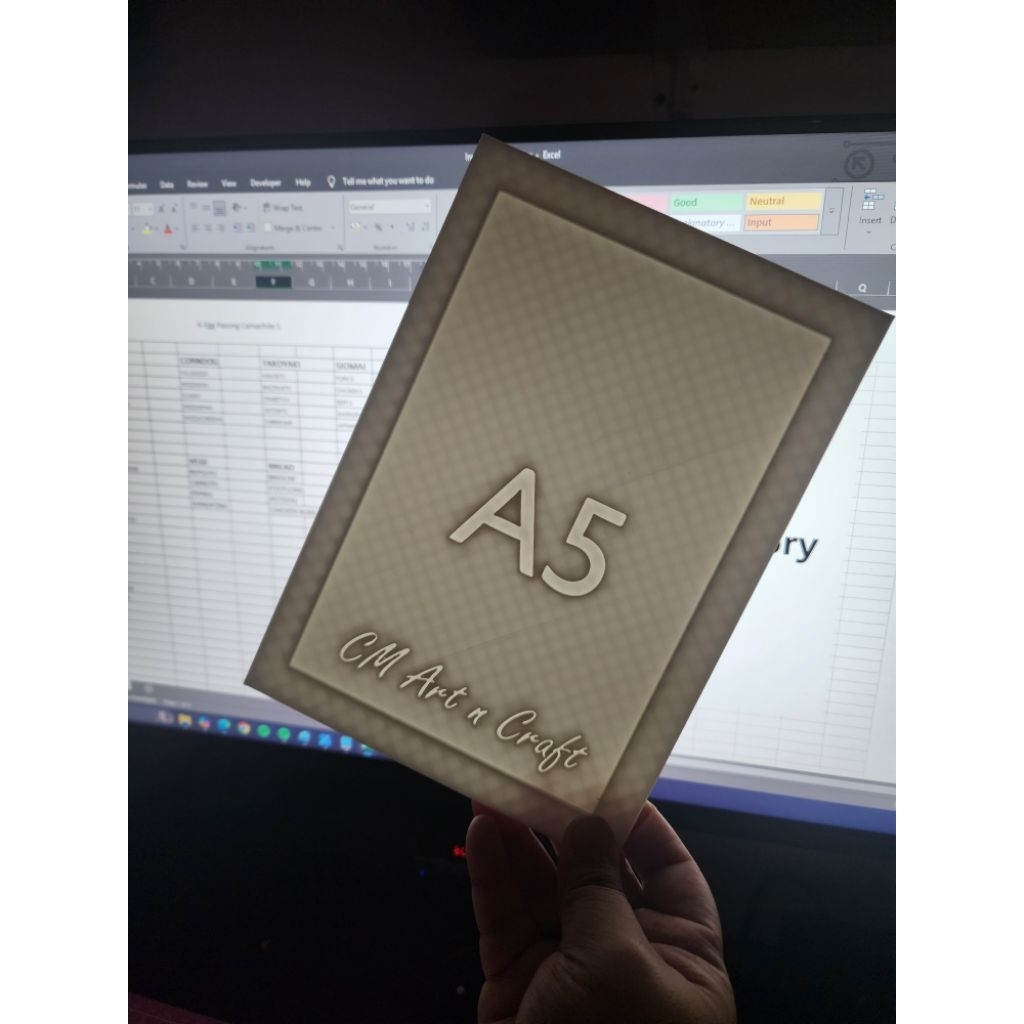 3D Ream Cutter A5 size customized | Shopee Philippines