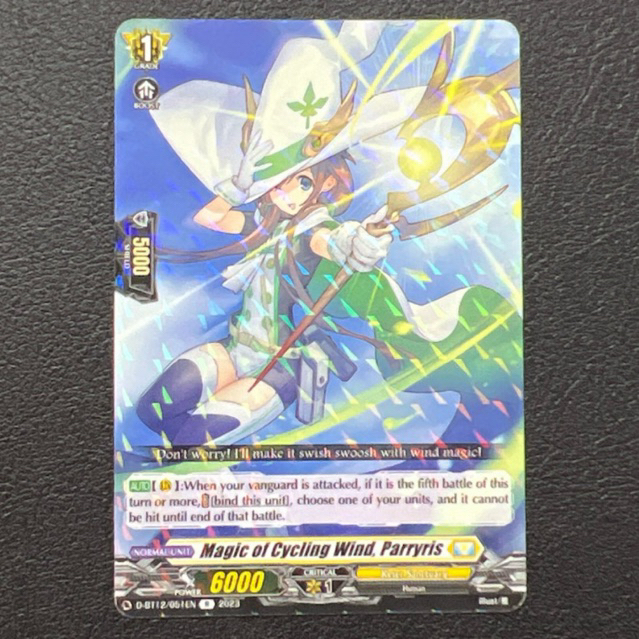 CFV -Magic of Cycling Wind, Parryris D-BT12 R - Cardfight Vanguard ...