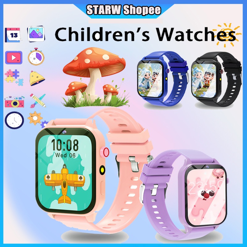 Kids Smart Watch Waterproof Children Game Smartwatch Flashlight With ...