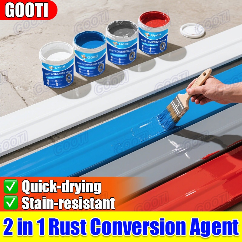 Gooti 2 in 1 Anti Rust Paint Metal Renovation Rust Converter Into Agent ...