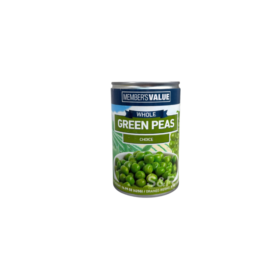 Member's Value Whole Green Peas 425g | Shopee Philippines