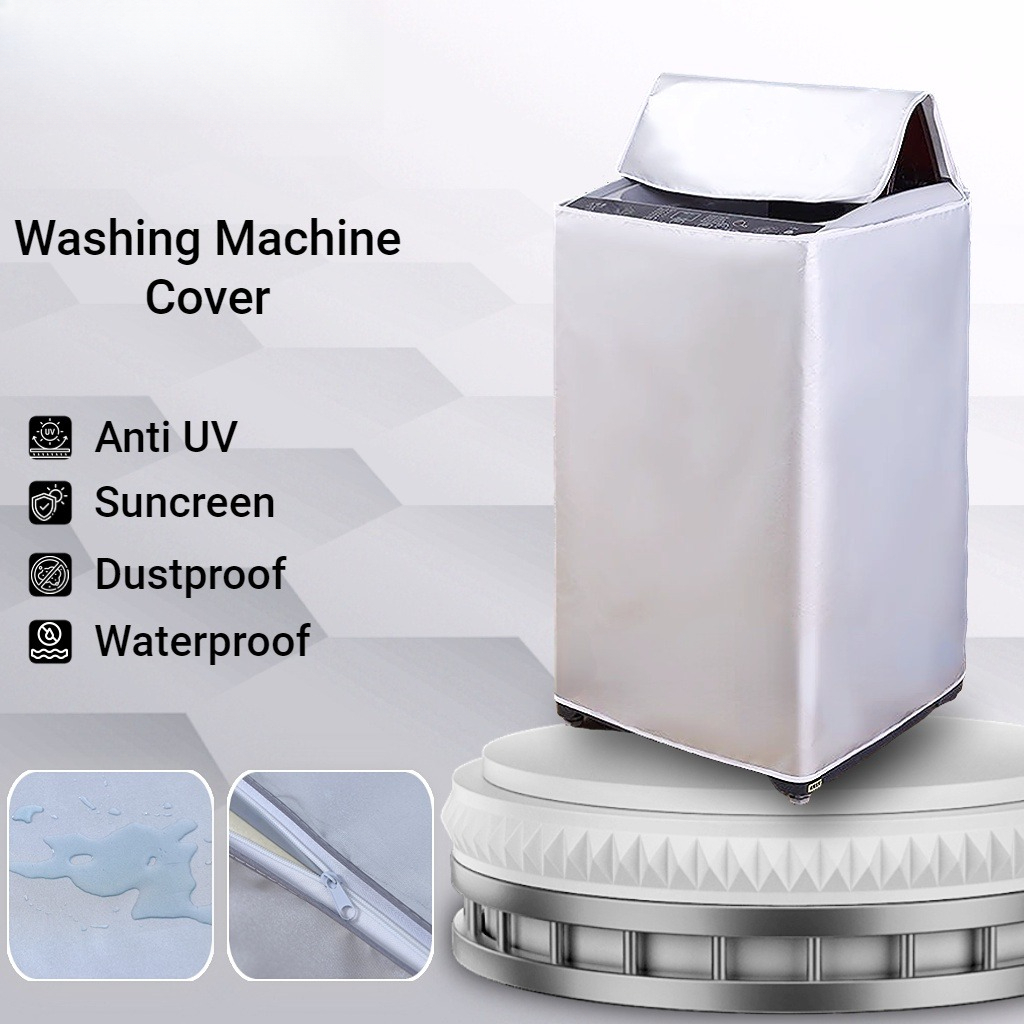 Waterproof & Dustproof Sunscreen Washing Machine Cover Top-Open Design ...