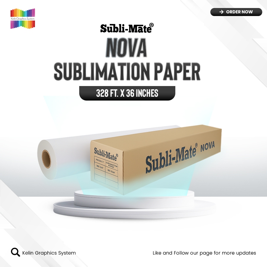KELIN Subli-Mate Nova Sublimation Transfer Paper Roll 100gsm 36