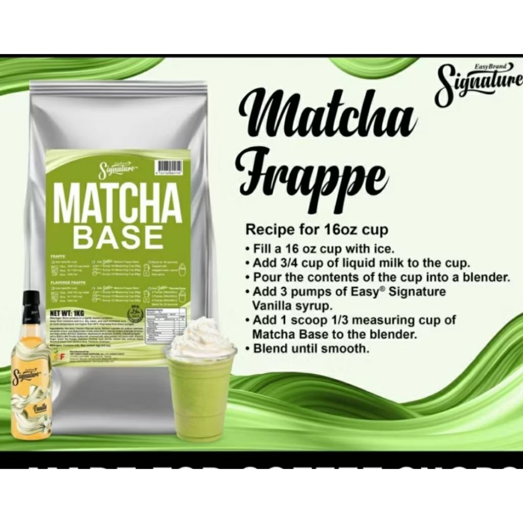 Matcha Base Easy brand 1kg | Shopee Philippines