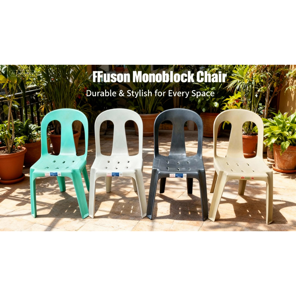 FUSON CHAIR #867 MONOBLOC CHAIR/UPUAN (3PCS MAXIMUM QUANTITY PER ORDER ...