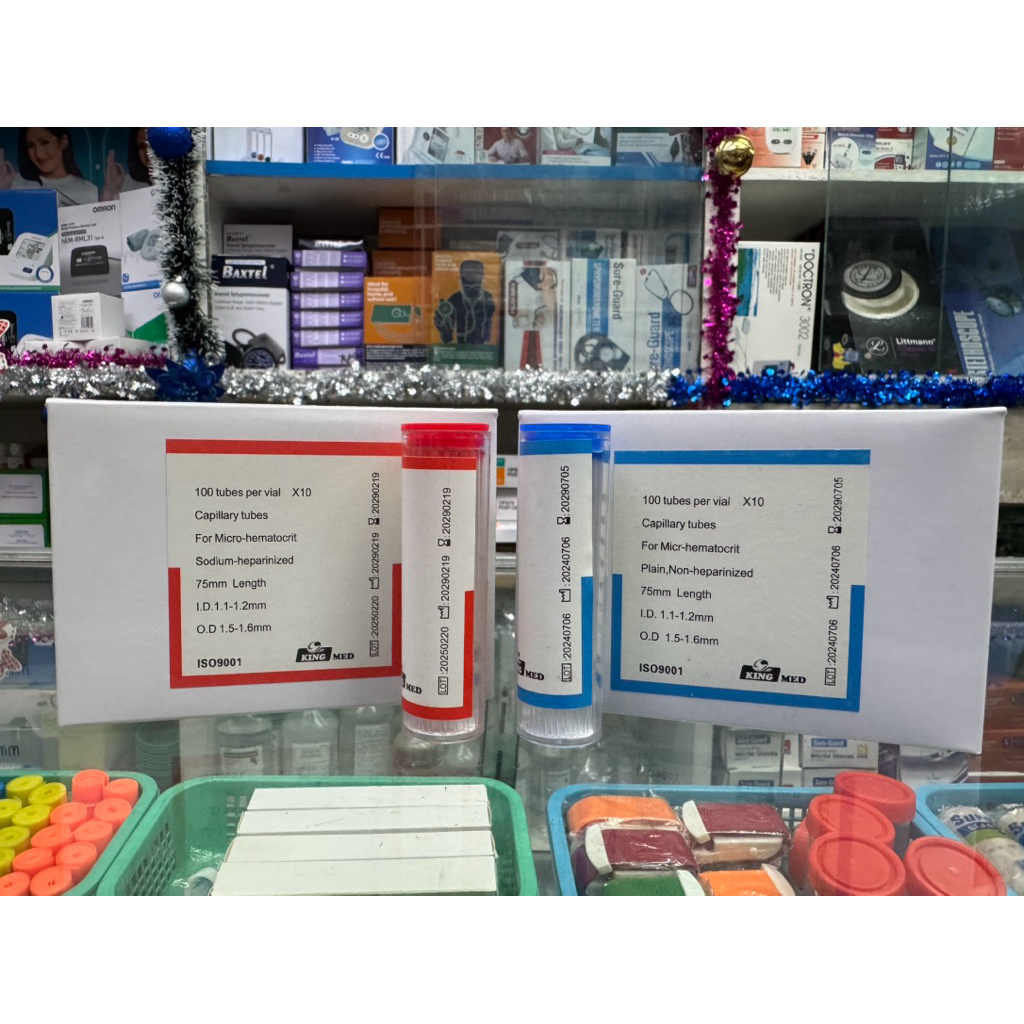 Capillary Tubes, 10 vials - 100 tube per vials | Shopee Philippines