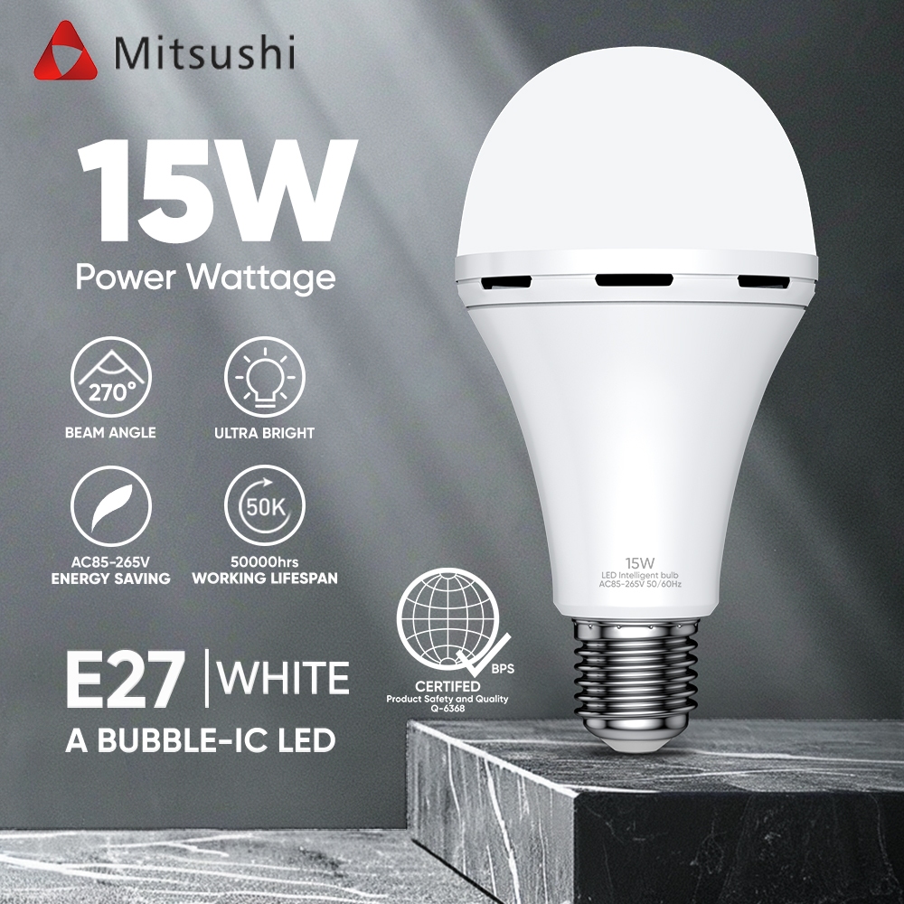 Mitsushi Emergency light Bulb 7W 9W 12W 15W Portable Removable Bulb ...