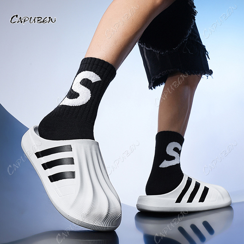 CAPUBEW sandals for men Korean-style fashion anti-slip slippers for ...
