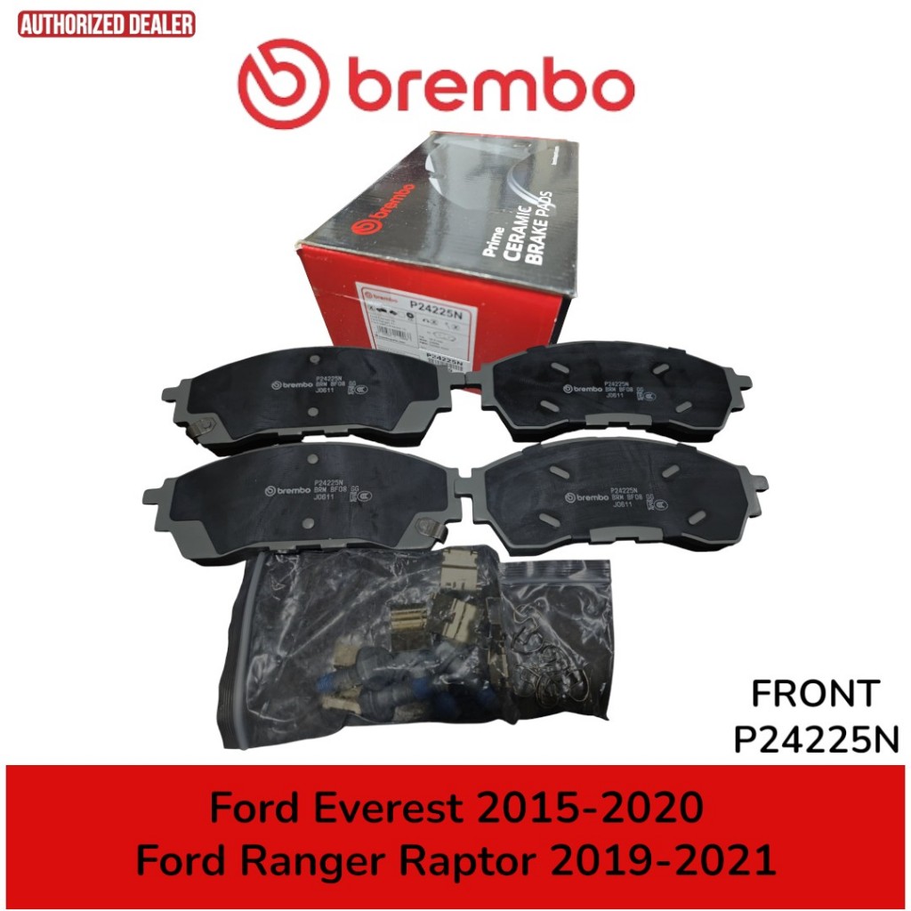 [P24225] Brembo Brake Pads FRONT Ford Everest 2015-2020 / Ford Ranger ...