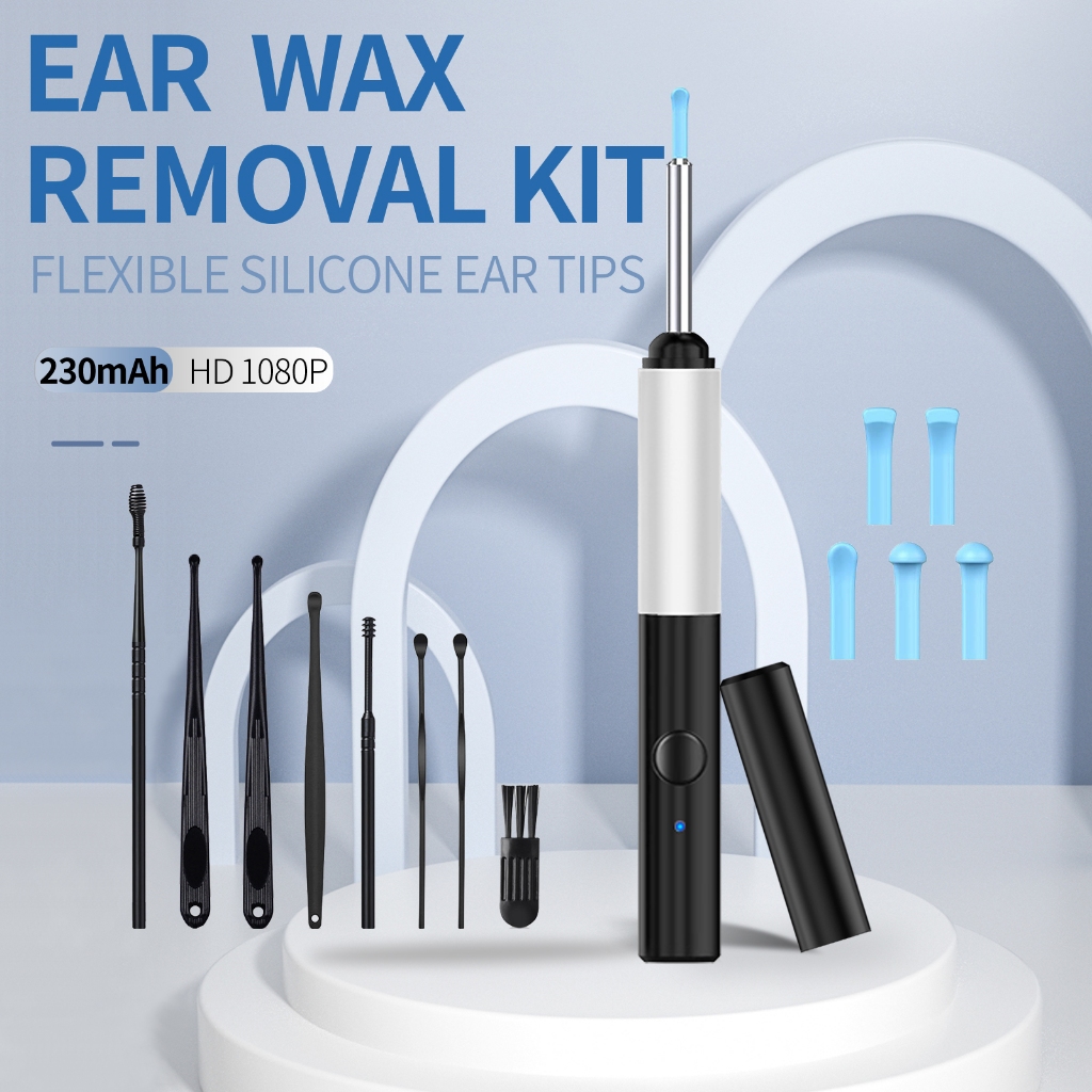 Ear Cleaner Tool 1080P HD Smart visual Ear Cleaner Ear Wax Cleaner ...