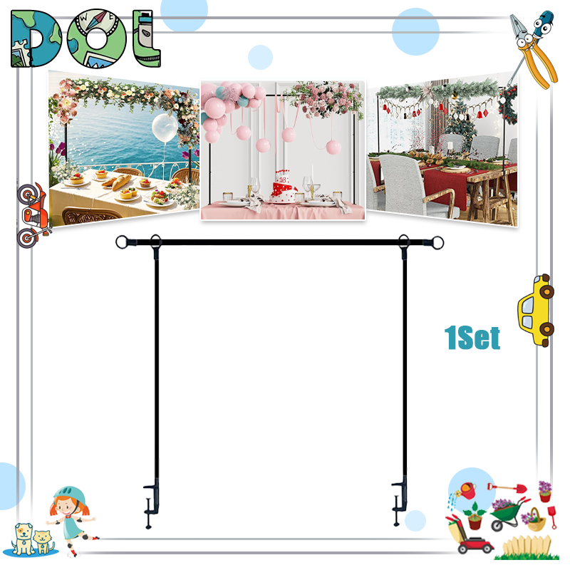 Adjustable Table Rod Stand With Clamp Desktop Arch Stand Backdrop Stand ...