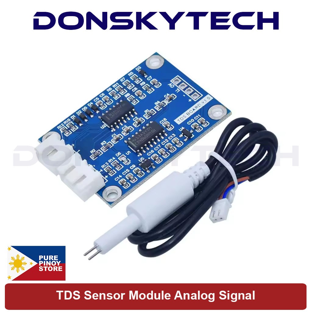 TDS Sensor Module Dissolved Solids Analog Signal Soluble Solid Water ...