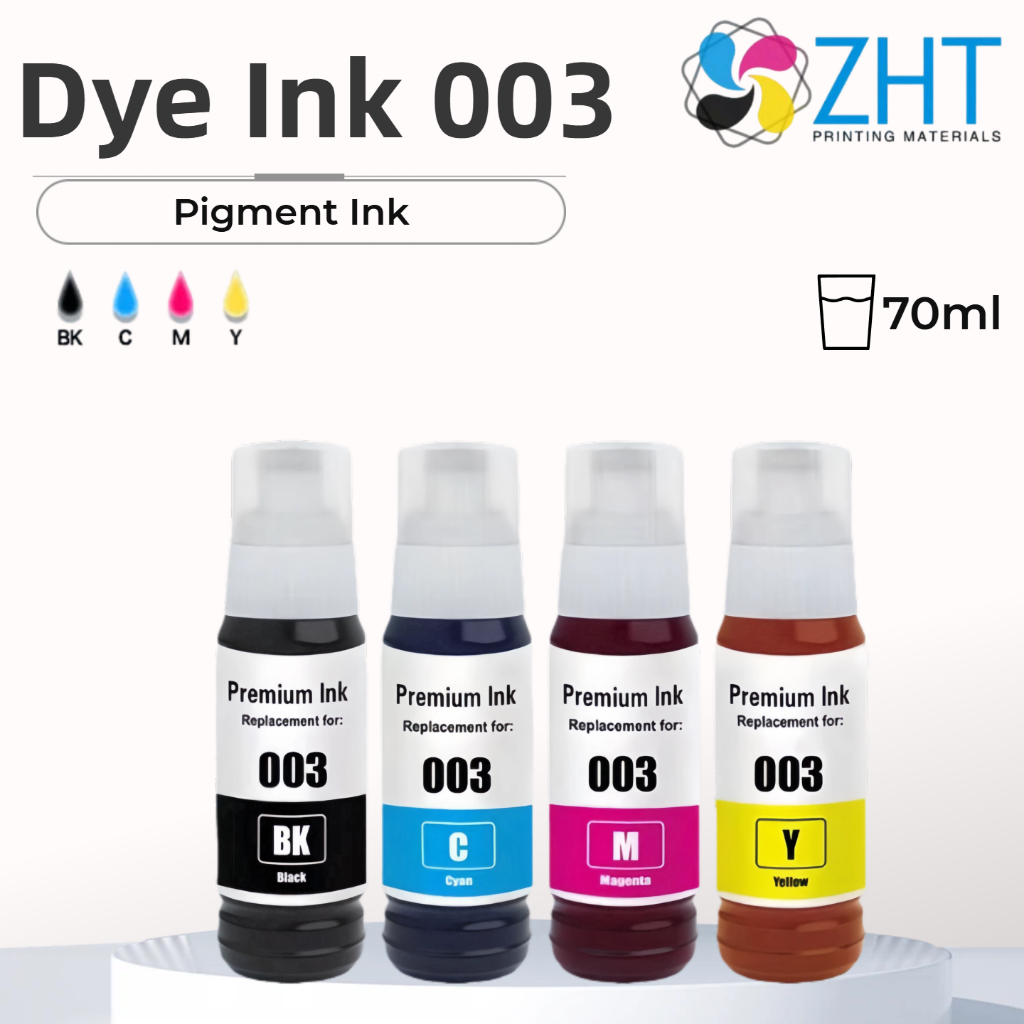ZHT Epson ink 003 70ml BKCYM EPSON L1110/L3100/L3101/L3110/L3115/L3116 ...