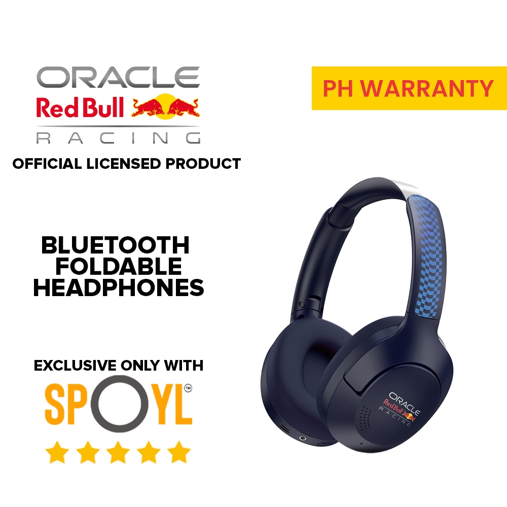 Oracle Red Bull Racing 110 Bluetooth Foldable Headphones By Spoyl Store ...