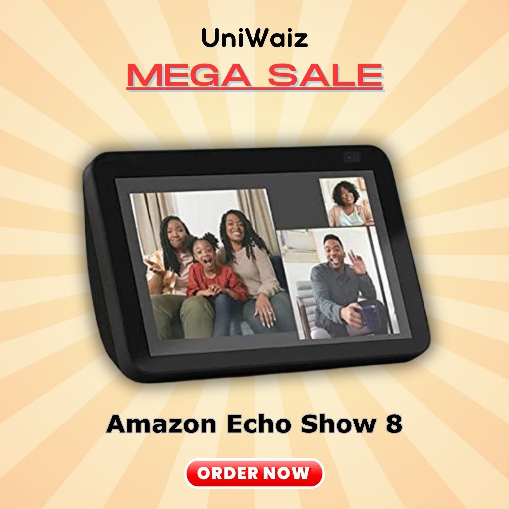 Amazon Echo Show 8 HD Smart Display With Alexa (Charcoal) (2nd Gen ...