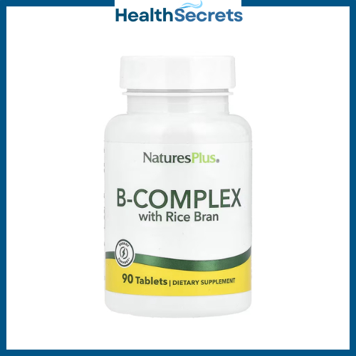 Health Secrets | NaturesPlus, B-Complex with Rice Bran ( Supports a ...