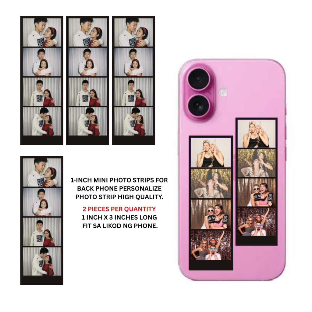 2 inches Photostrips or 1-inch Mini photo strips for back phone ...