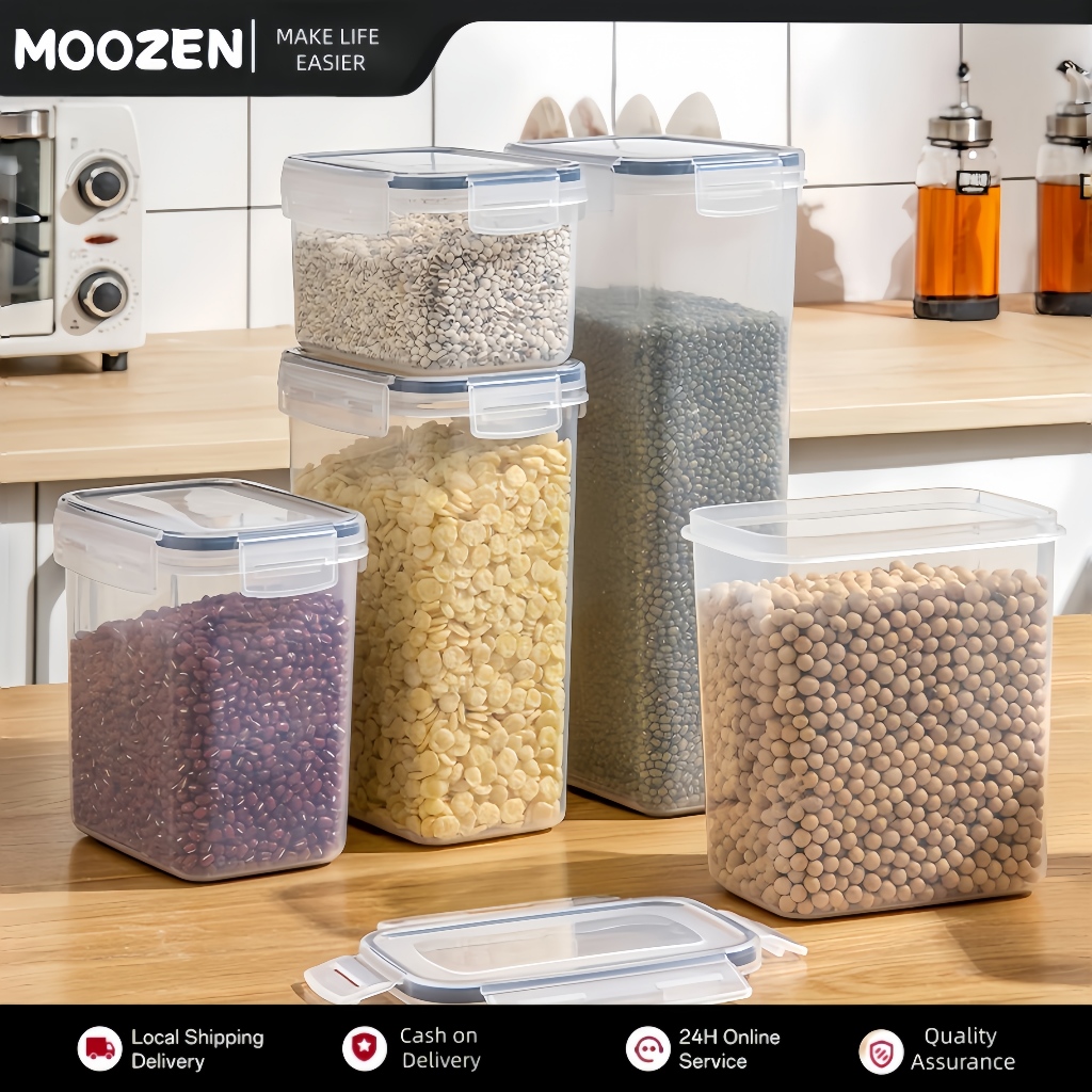 MOOZEN | Clear Airtight Food Keeper| Klaro BPA-Free Plastic Container ...