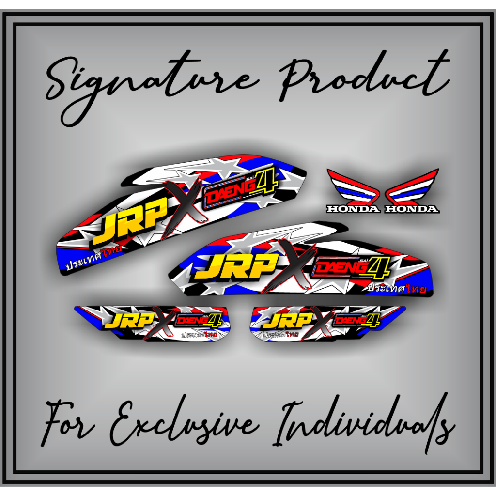 TMX / RUSI / PINOY / MOTOPOSH / SKYGO / DECALS STICKER ( JRP X DAENG ...