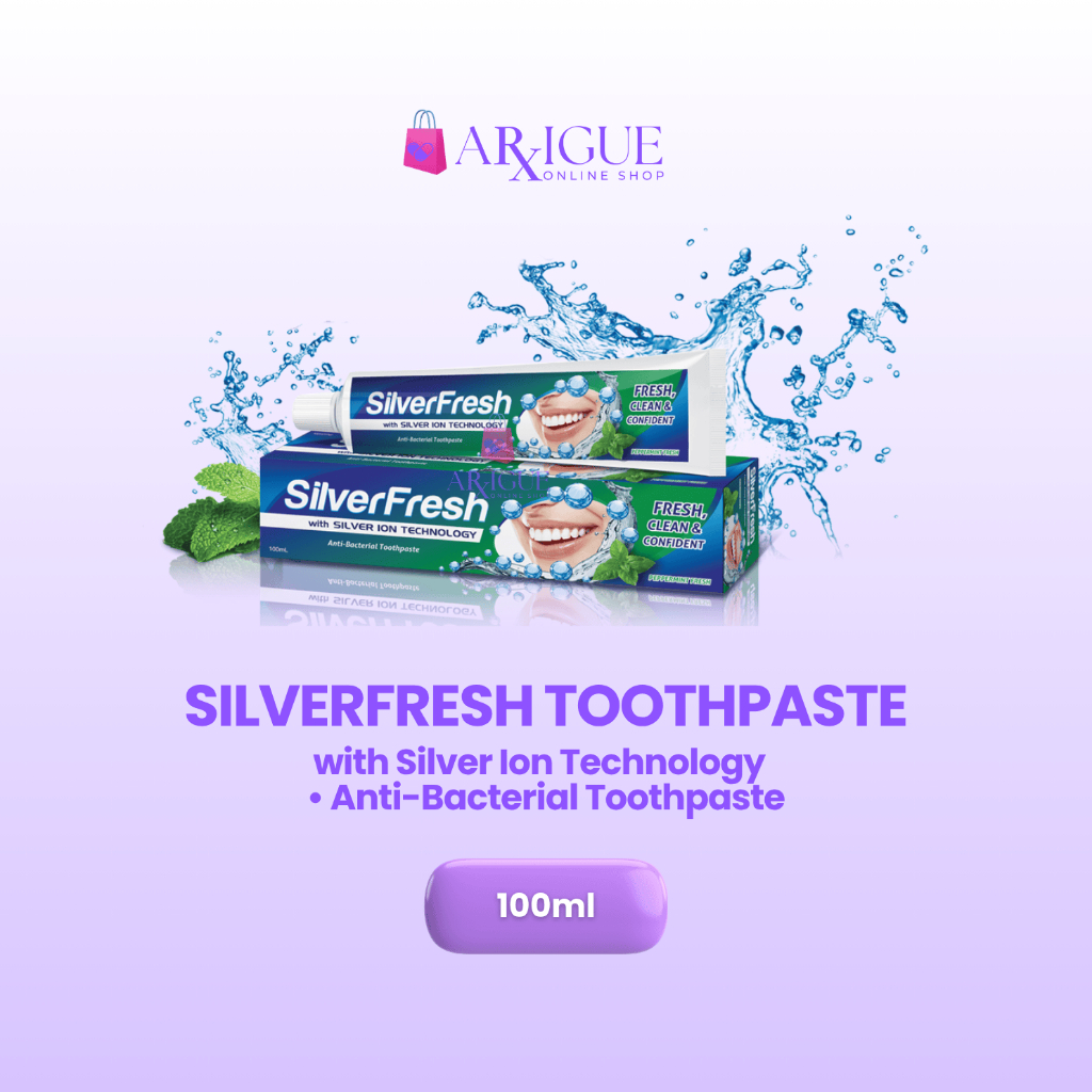Silverfresh Non Flouride Anti-Bacterial Toothpaste 100ml | Shopee ...