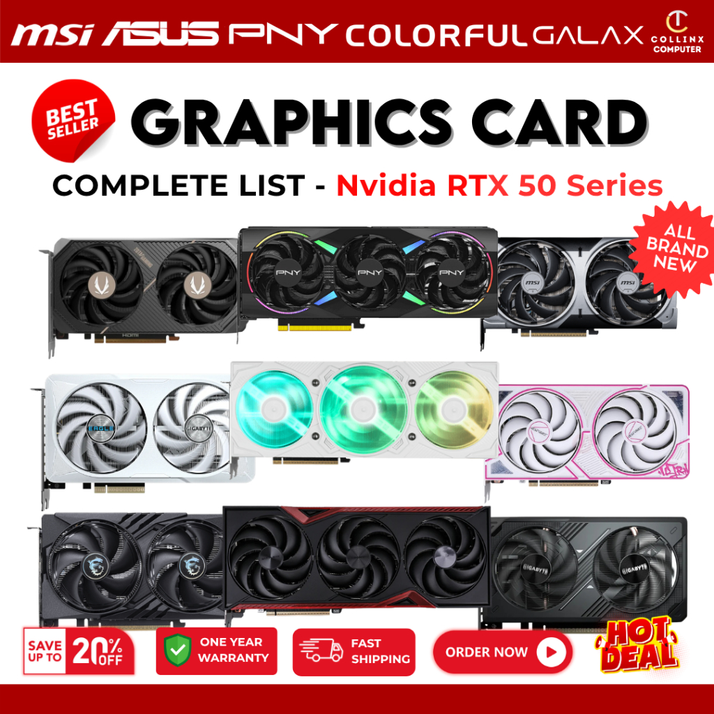 Nvidia GeForce RTX 50 SERIES GPU LIST | Brand New Graphics Card ...
