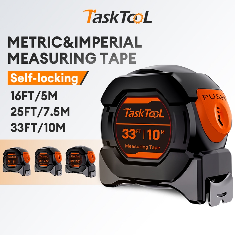 TASKTOOL Metro Steel Measuring Tape For Construction 5m 7.5m 10m ...