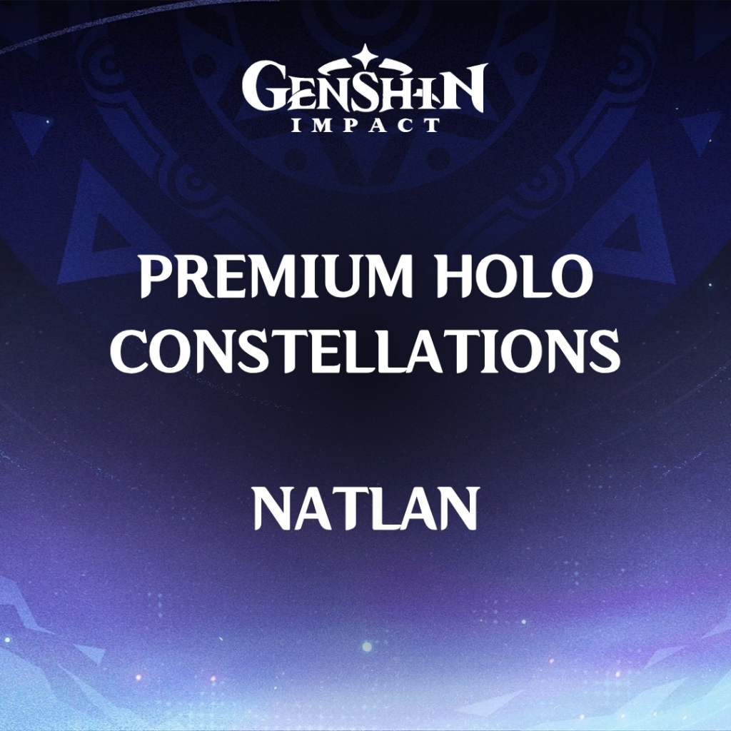 Genshin Impact Constellations - Premium Holo Decal Stickers Waterproof ...