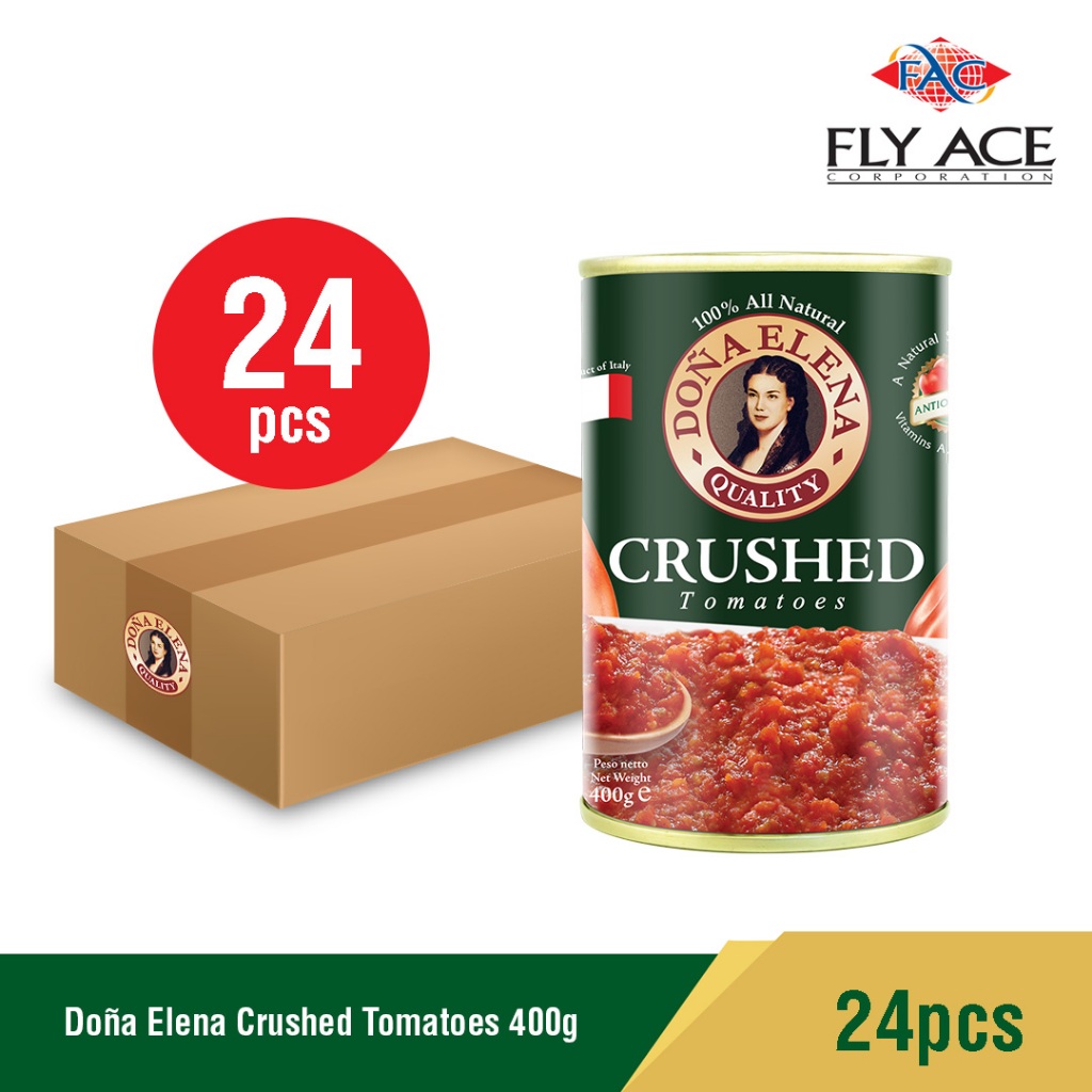 Doña Elena Crushed Tomatoes 400g x 24 | Shopee Philippines