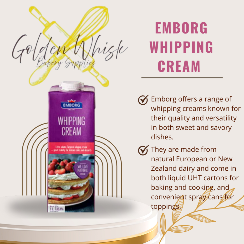 EMBORG WHIPPING CREAM 1.1L | Shopee Philippines