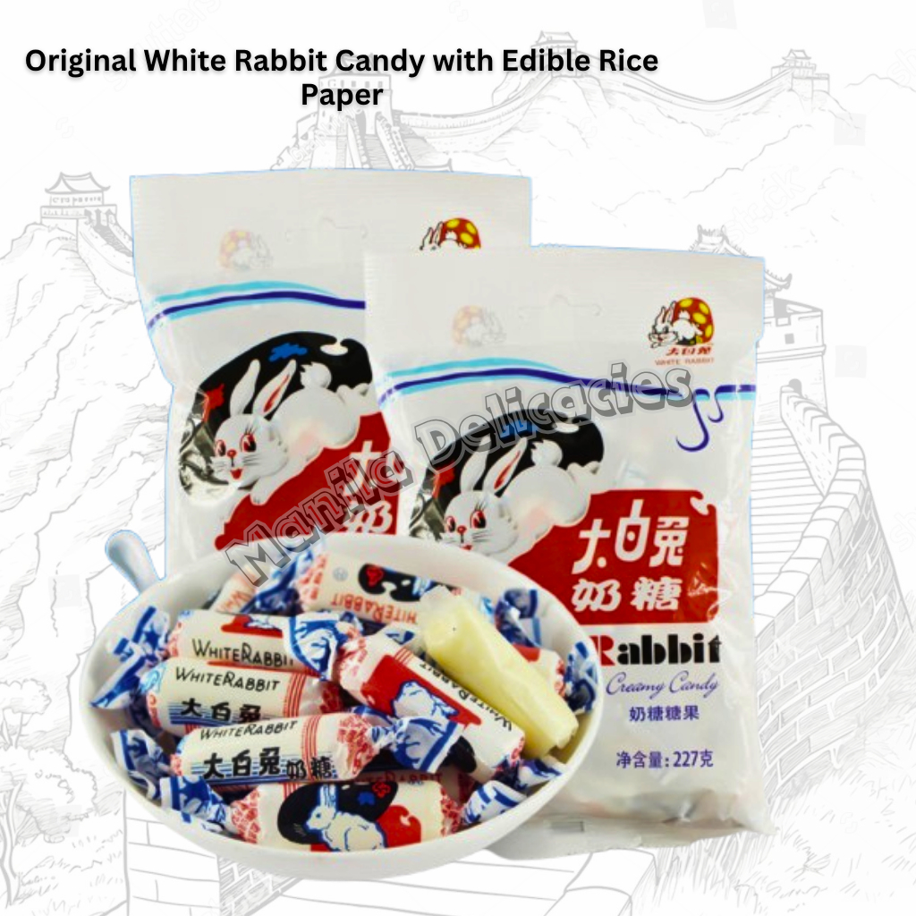 White Rabbit Candy with Edible Rice Paper | Shopee Philippines
