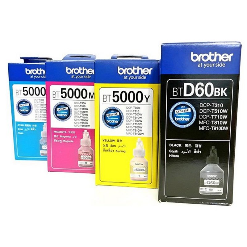 BROTHER BTD60Bk/BT5000 GENUINE INK 100% ORIGINAL (MFCT910DW / DCP-T300 ...