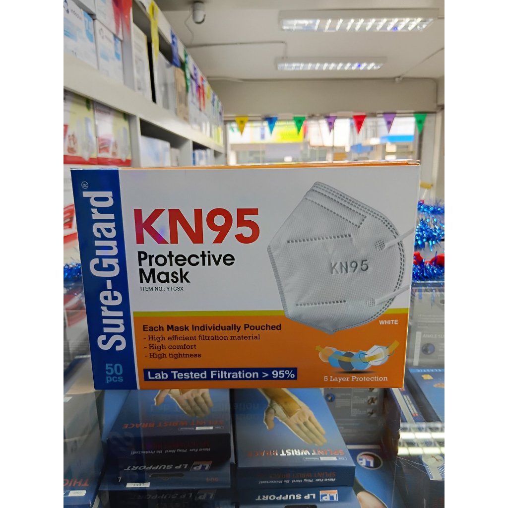 KN95 FACEMASK SUREGUARD (PER BOX) | Shopee Philippines