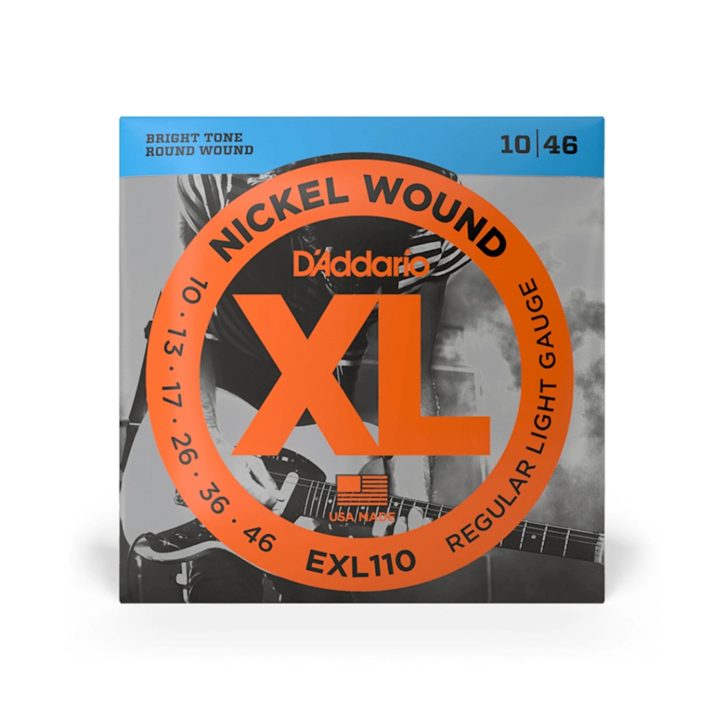 D'Addario EXL110 Nickel Wound Regular Light Top 10-46 Electric Guitar ...