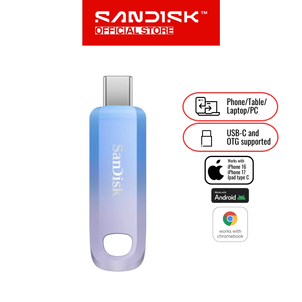 SanDisk Creator USB-C Flash Drive (256GB / 512GB / 1TB) | Shopee ...
