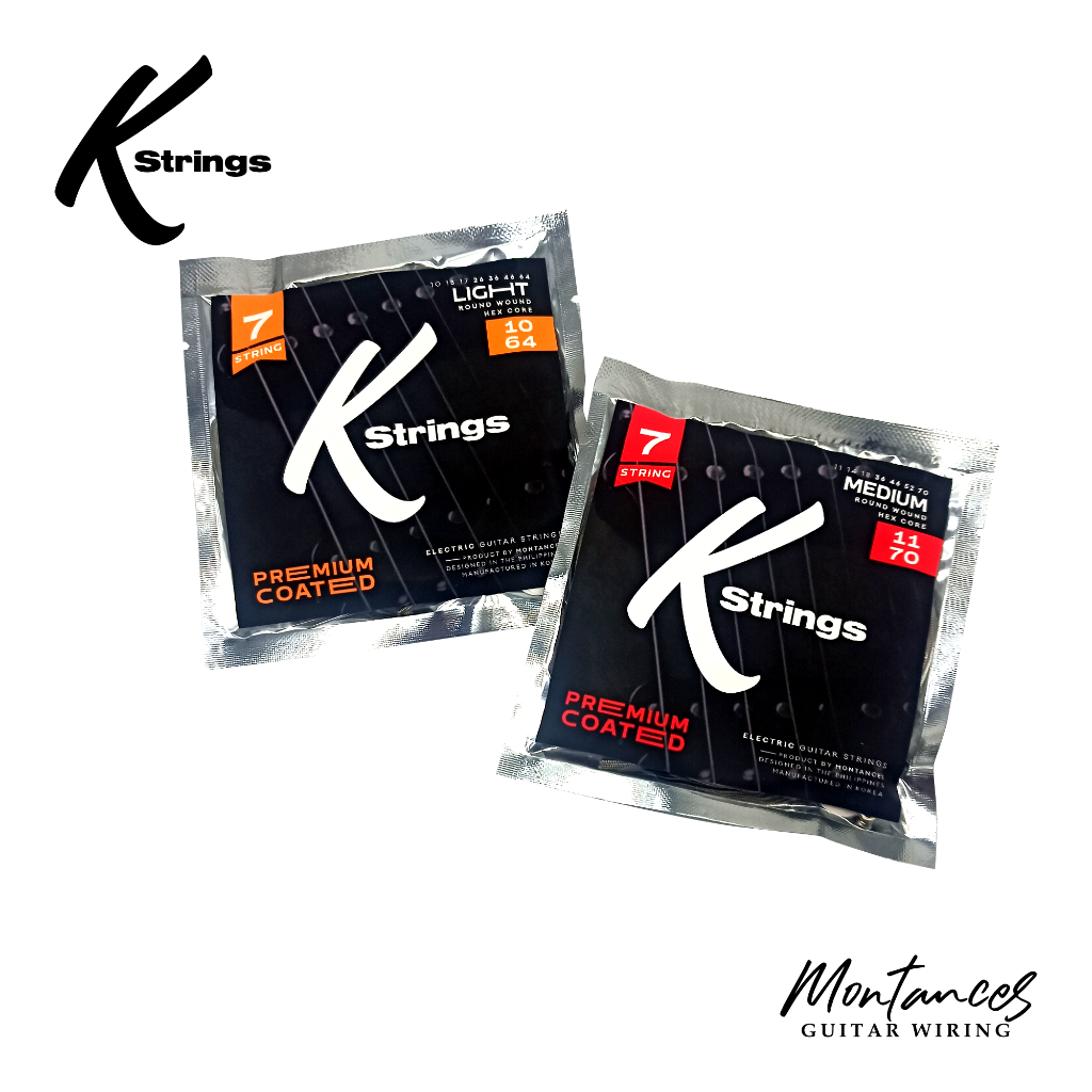 K Strings Premium Coated | 7-String | Nickel Wound | 10-64, 11-70 ...