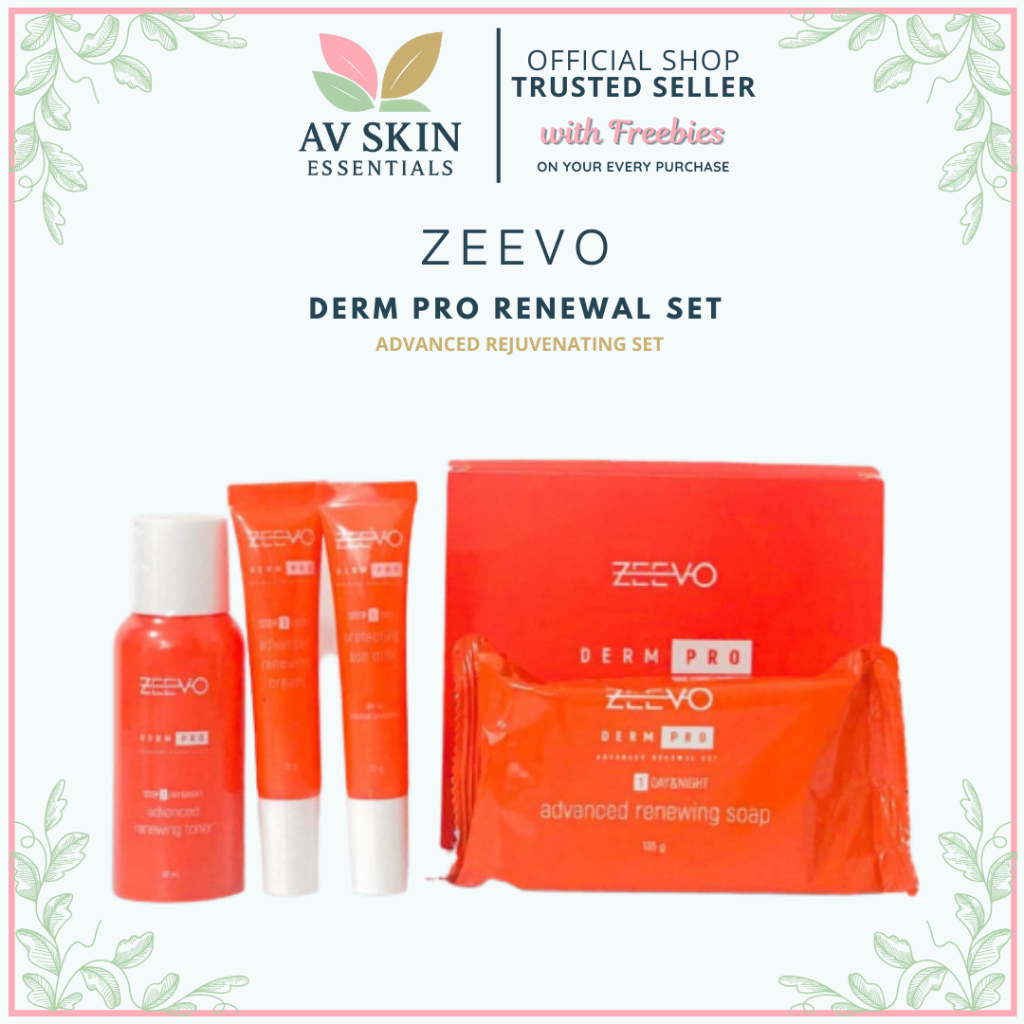 (COD) ZEEVO Derm Pro Renewal Set ONHAND | Shopee Philippines