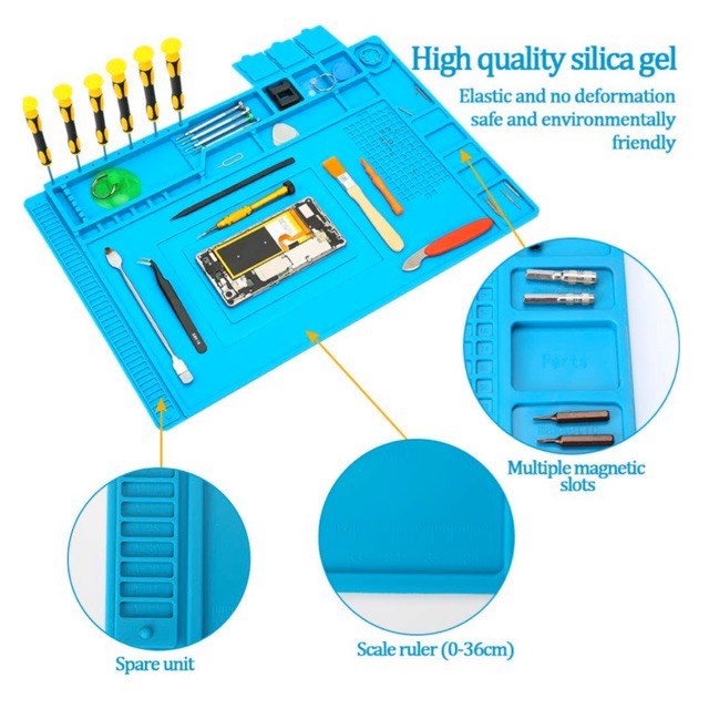 Heat Insulation Silicone Mat Pad Phone Repair Platform Tools (Not ...