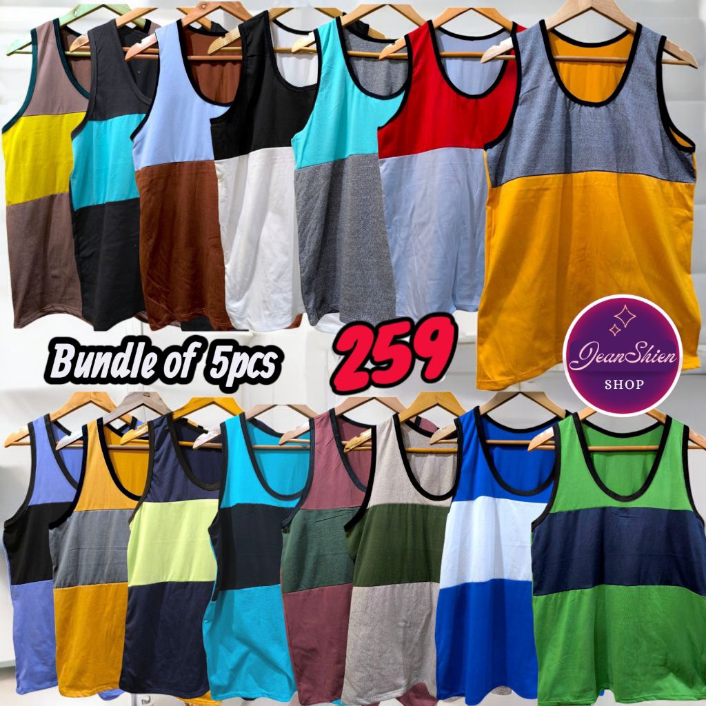 Bundle of 10pcs Sando Combi for Men, Adult size Smooth and Comfy Cotton ...