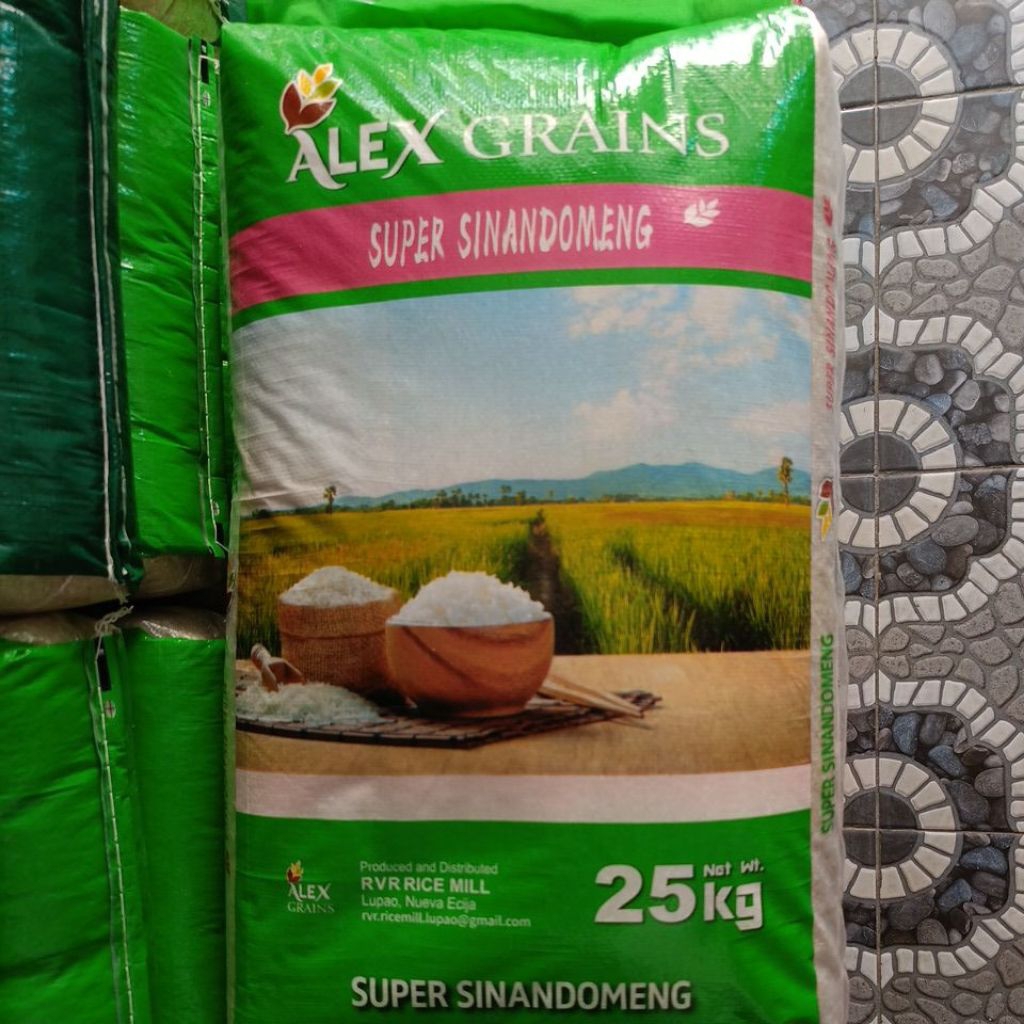 Jasmine Alex Grain Sinandoneng Local rice 25KG Mix butil not wholegrain ...