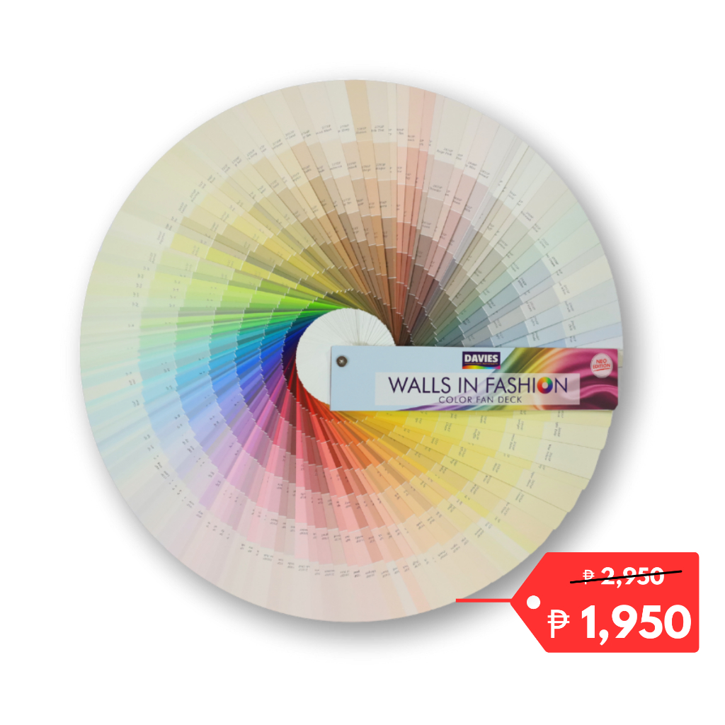 Davies Paints - WALLS IN FASHION Fan Deck (1008 Paint Colors, Custom ...