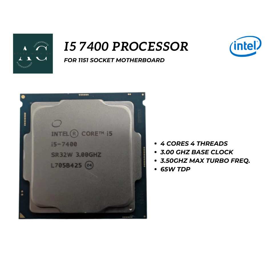 INTEL CORE I5 6TH GEN & 7TH GEN PROCESSOR | Shopee Philippines