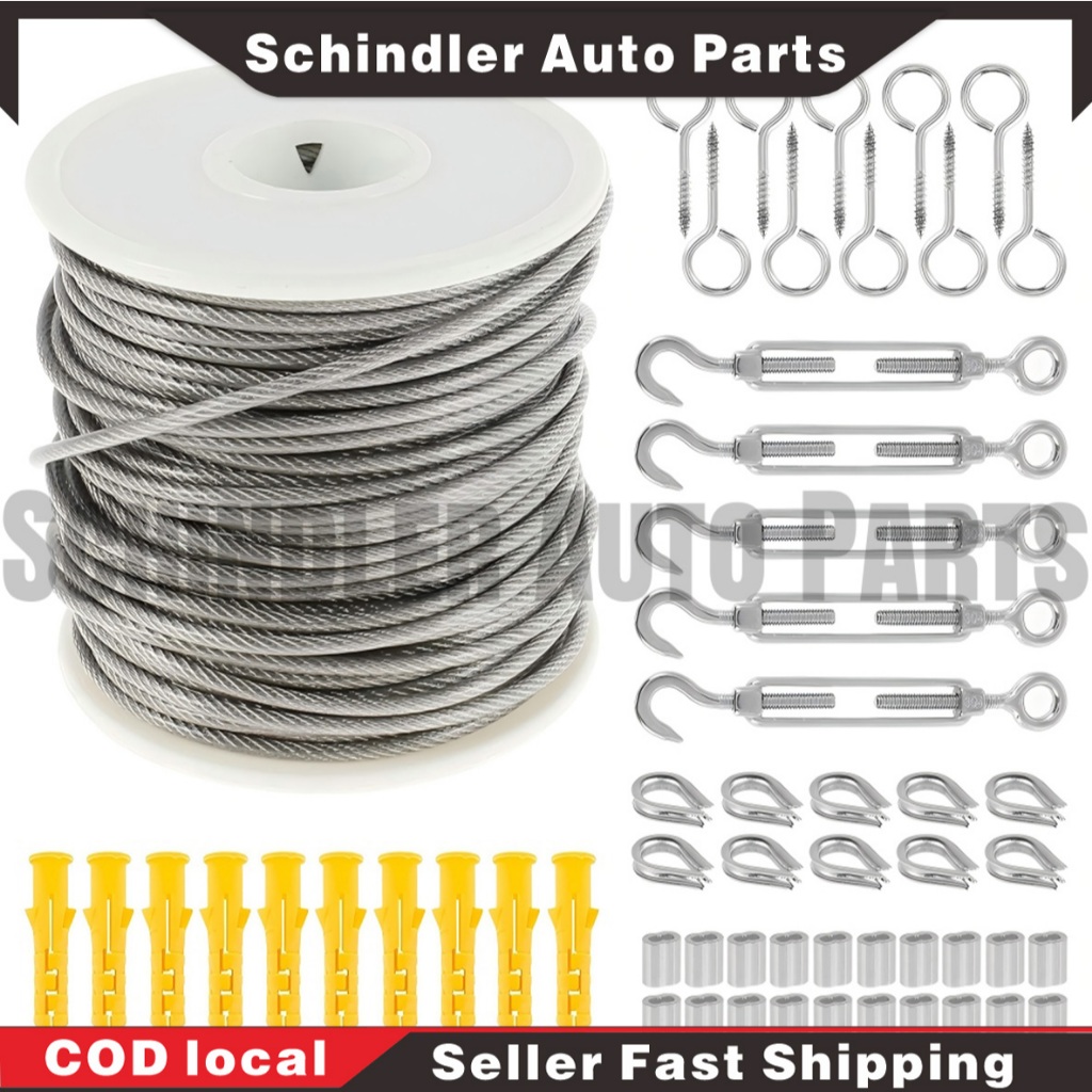 304 stainless steel cable garden wire railing kit PVC coated cable ...