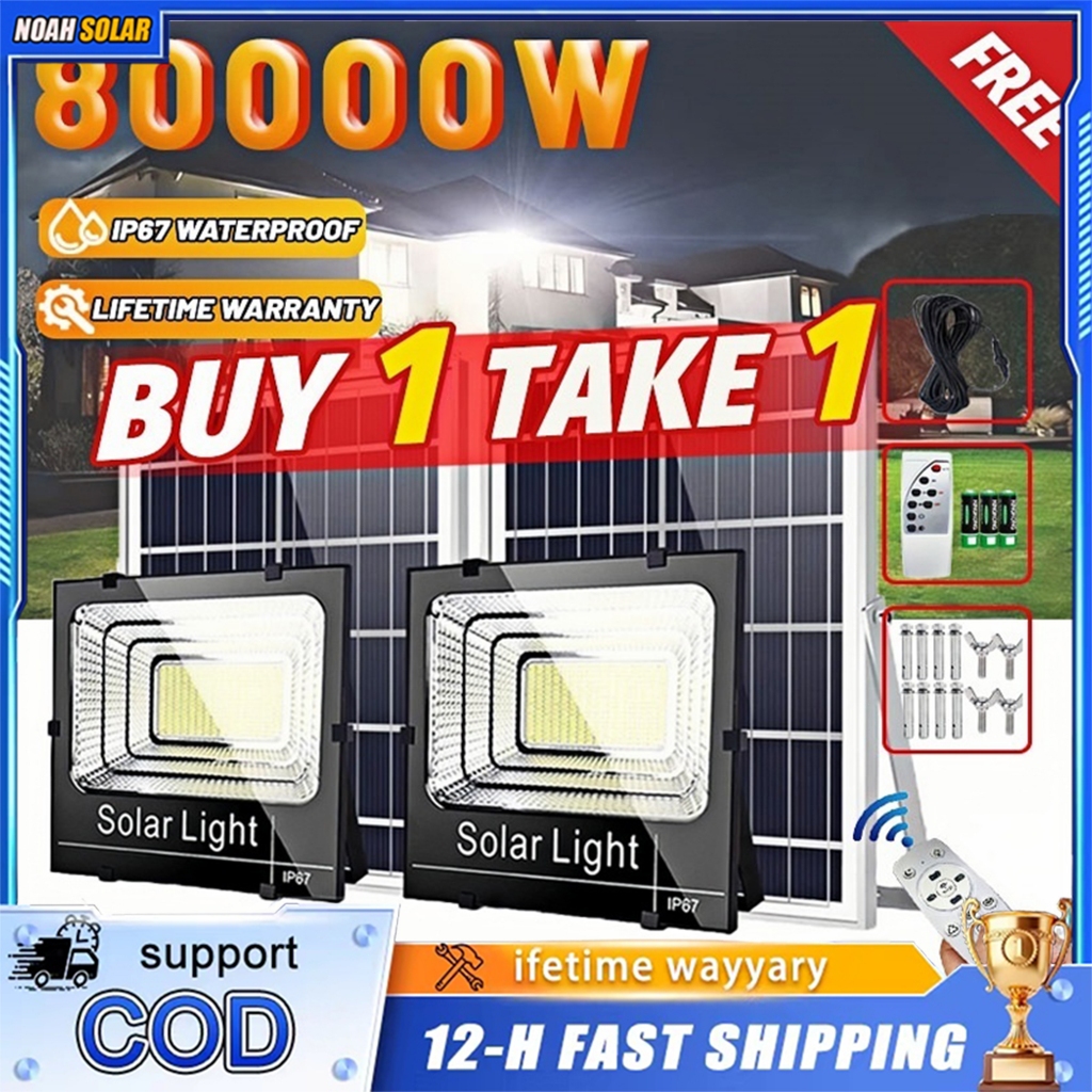 Buy 1 Take 1 Solar Light Outdoor Waterproof LED Solar Flood light Solar ...