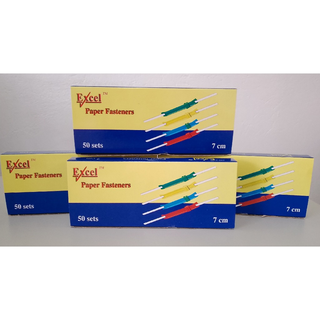Excel Paper Fastener 7cm – 50pcs per Box | Shopee Philippines