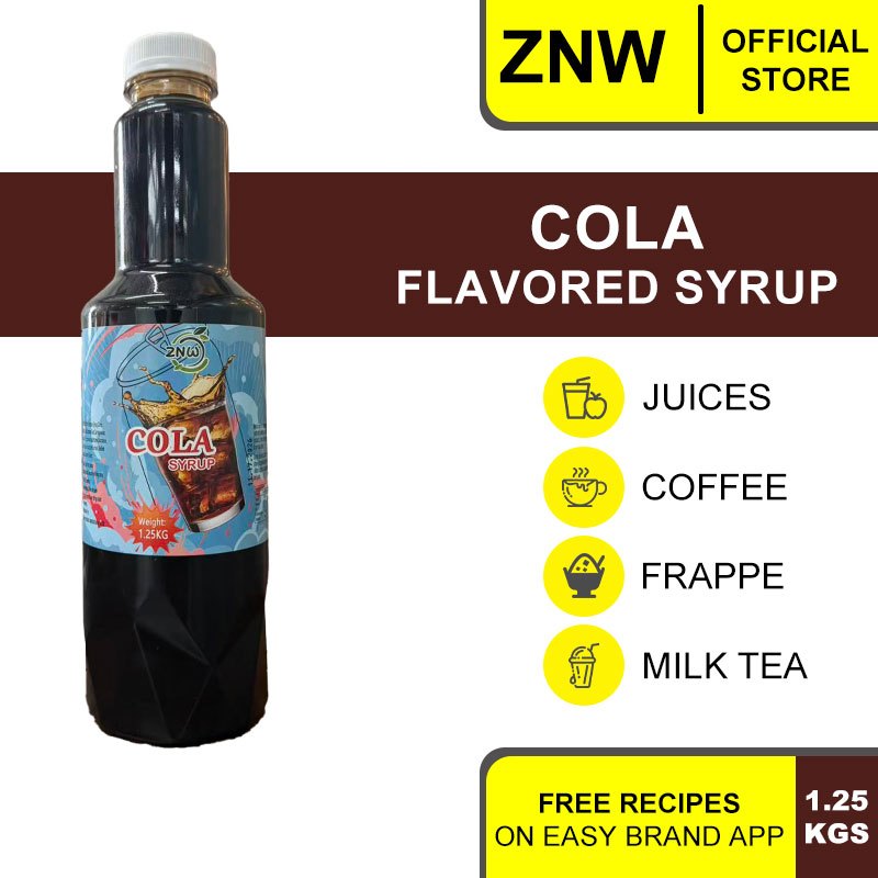1.25KG ZNW Cola Syrup -Rich and Concentrated Flavor for Beverages ...