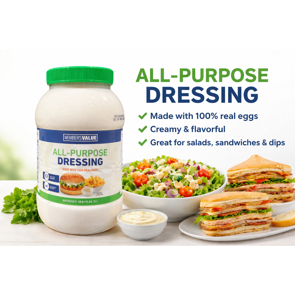 S/R Product Mayo spread Member’s Value All Purpose Dressing 1L/3.5L ...
