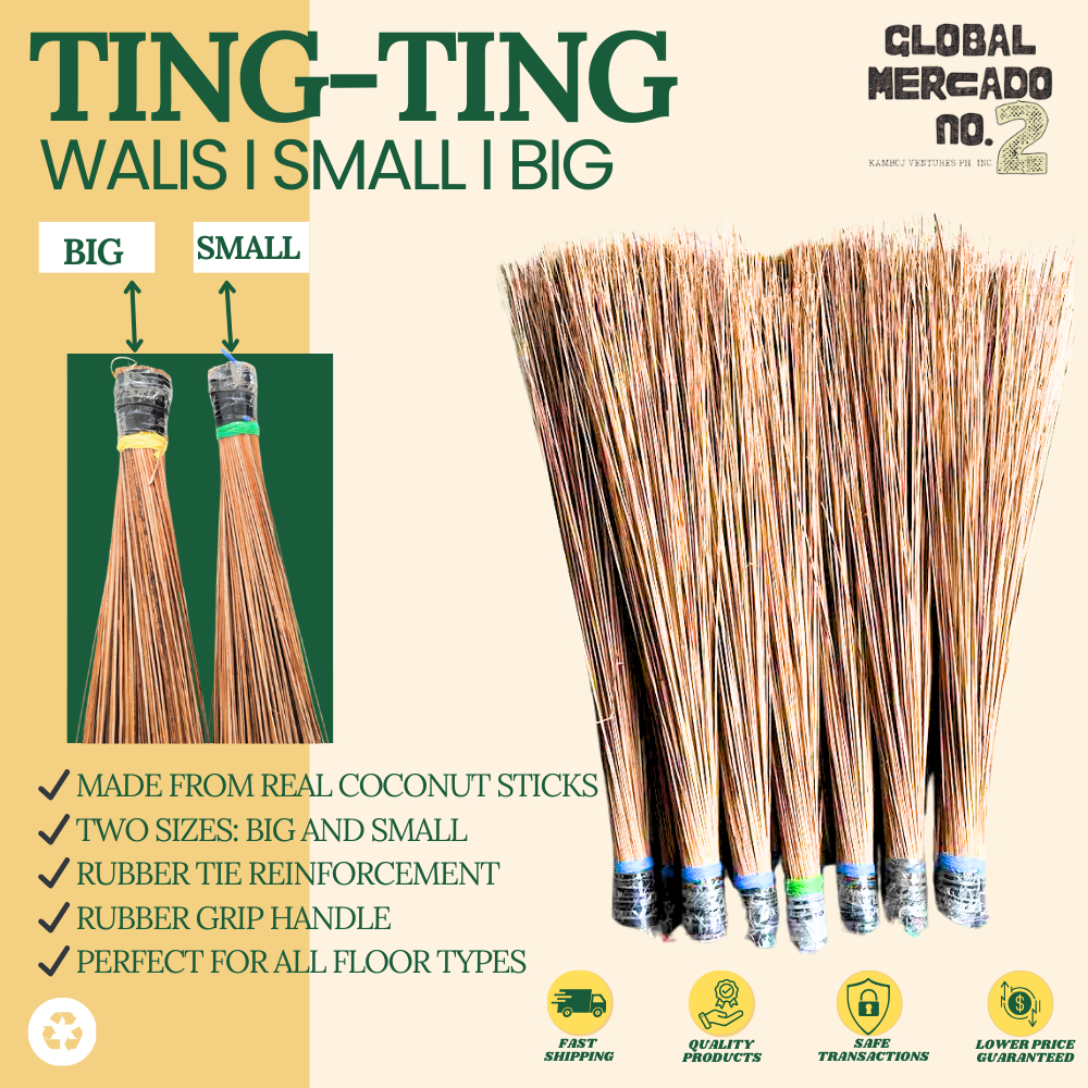 Walis Tingting Lightweight Eco-Friendly Coconut Stick Broom for Home ...