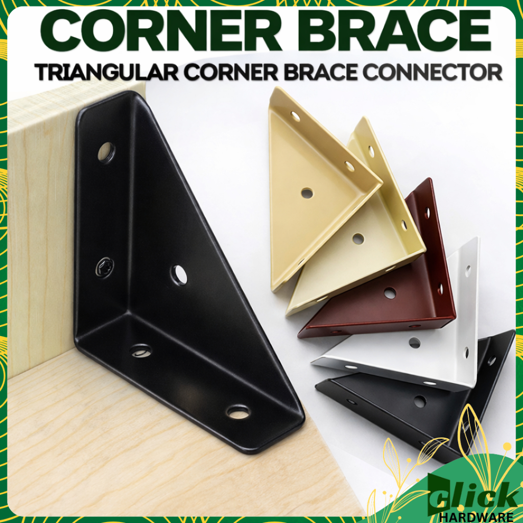 Triangle Thickened Furniture Corner Connector Brace Support CLICK ...