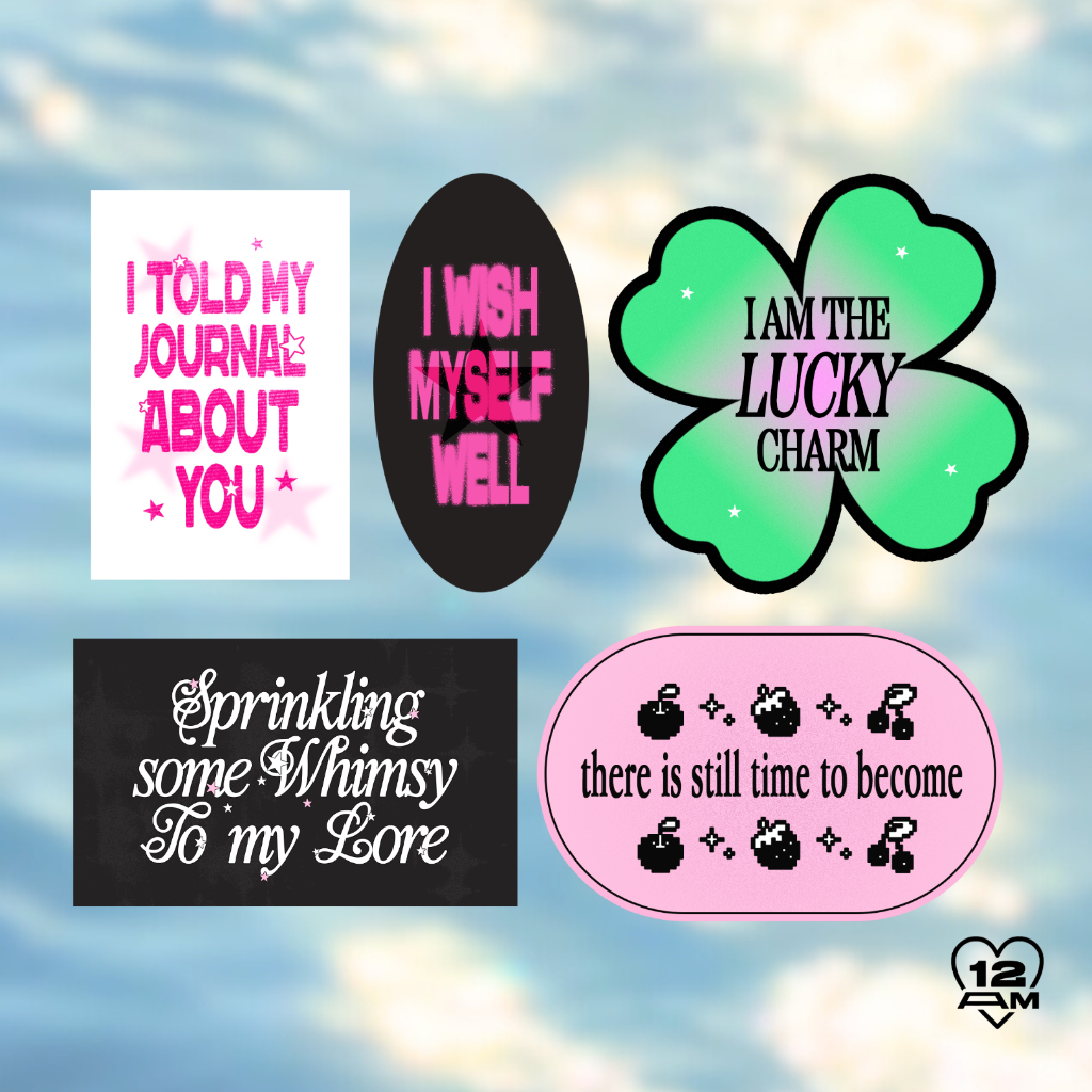 Statement Stickers - Relatable & Aesthetic | Waterproof Vinyl ︎ ...