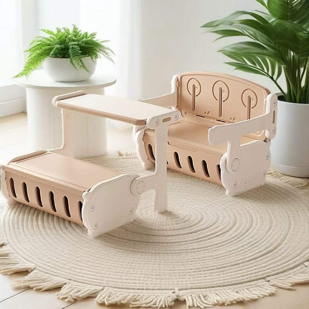 Multifunctional Study Desk and Chair with Storage Compartment ...